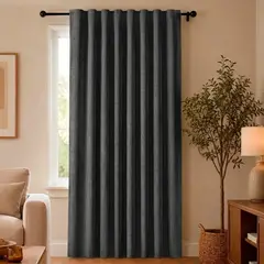 CASA NEROLA - Cortina 100% Blackout 1 Paño 220x140 Lino Termica Roller Gris