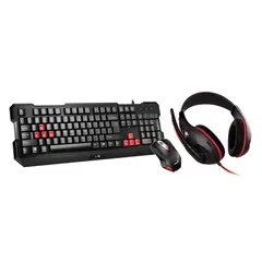 GENIUS - Kit gamer teclado mouse y audífono Open Box