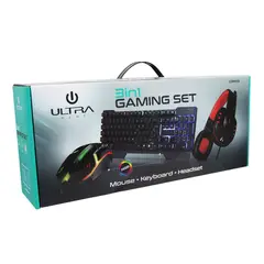 ULTRA - Combo Teclado + Mouse + Audífono Gamer Open Box