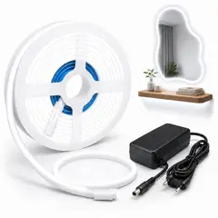 DOPA - Tira Neón Led 5 Metros Flexible Luz Led Decorativa Con Adapt