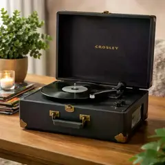 GRUPO LASER DISC - TORNAMESA CROSLEY RETROSPECT RECORD PLAYER TURNTABLE