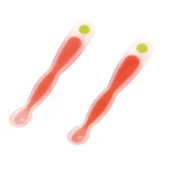 BEBE CONFORT - Pack 2 Cucharas Termosensibles - Rojas