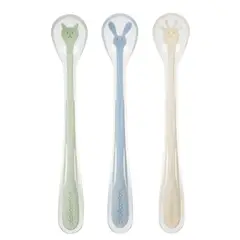 BEBE CONFORT - Pack 3 Cucharas De Silicona