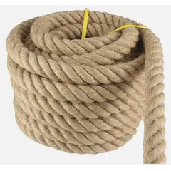 GENERICO - Soga Cuerda de Yute 40 mm Rollo de 45 Metros
