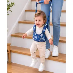 MYLHOGAR - Arnés Ajustable Para Caminar Bebé Con Mango Ergonómico Y Correas De Seguridad