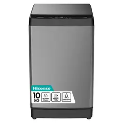 HISENSE - Lavadora WT3K1023UT 10 kg Gris Carga Superior