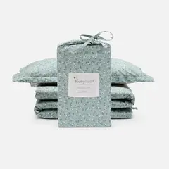 BABYROSEN - Funda de Plumón Algodón Flores Verde Cuna - Baby Rosen