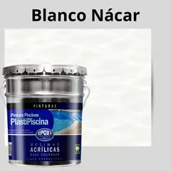 EPOXY - PINTURA PISCINA - PLASTIPISCINA - TINETA 4G - TONO BLANCO NÁCAR