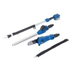 SCHEPPACH - Cortasetos y podadora de altura telescópica 2 en 1 C-PHTS410-X 20V - Sin batería ni cargador