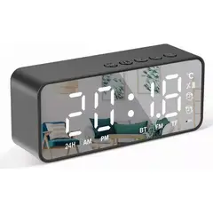 VIDA BUENAS - Reloj Despertador Digital Bluetooth5.0 Velador Alarma Con Fm