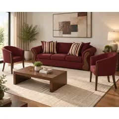 DECO OUTLET - Living Tarento 3.1.1 + Sitiales Tela