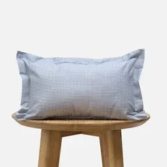 BABYROSEN - Cojín Algodón Vichy Azul 25 x 35 cm