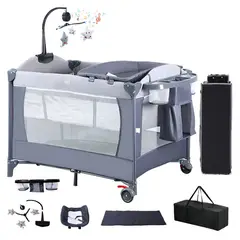 KIDSCOOL - Cuna Pack and Play Colecho 104 cm Con Mudador