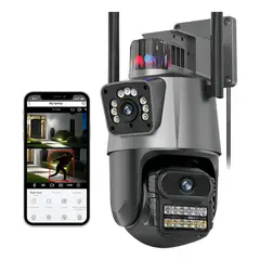 GENERICO - Cámara De Seguridad Yoosee WiFi 4MP Doble Lente Monitoreo Inteligente 360