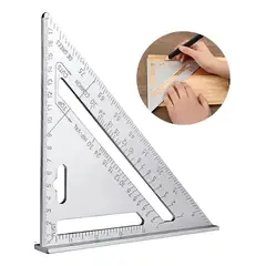 GENERICO - Escuadra Rapida Triangular Escuadra Combinada Carpintero