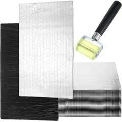 KUANGYE - Lamina Goma Aislamiento 5mm Sonido Termico Puertas Absorción 40cm × 25cm × 5mm × 30pcs