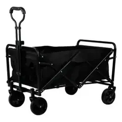 U BUY - Carrito Para Compras Plegable Ideal Para El Camping Negro