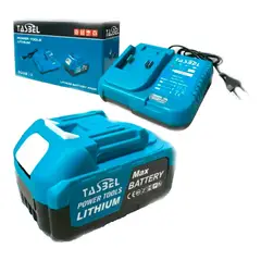 GENERICO - Bateria Litio 98v Tasbel Con Cargador Herramientas Taladro