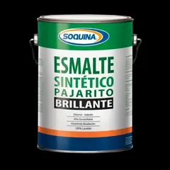 SOQUINA - Esmalte sintetico 1gl pajarito negro