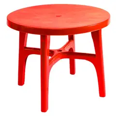 CITYSHOP - MESA PLÁSTICA REDONDA ROMA DESARMABLE 4 PERSONAS Ø92 × 72 CM