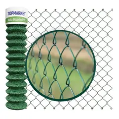 GENERICO - Malla cuadrada Bizcocho PVC 1,8 x 25 Mt