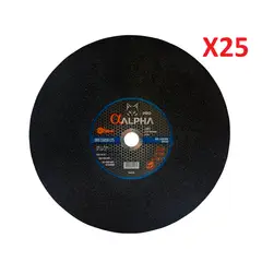 ALPHA PRO - Pack 25 Disco De Corte Para Tronzadora 14″
