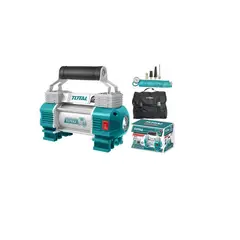 TOTAL - Compresor Inalámbrico 12V para Auto - Inflado Rápido y