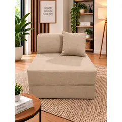 RECUTEX - Sofá Cama de Espuma Premium Dualis 190x105x44
