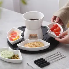 VIDA BUENAS - Conjunto De Fondue De Chocolate De Cerámica