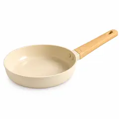 HUDSON - Sartén N°28 Harmony Antiadherente Cerámico Inducción Crema HAR28