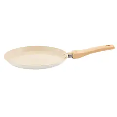 HUDSON - Sarten Panquequero 22 Cm Antiadherente Cerámico Harmony Beige HAR33