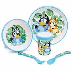 BLUEY - Set de Vajilla Infantil 5 Piezas