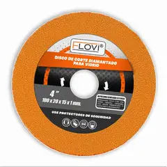 FLOVI - Disco de Corte Diamantado para Vidrio, Loza, Cerámica. Marca