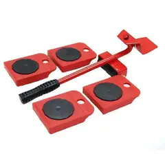 GENERICO - Juego de ruedas para mover muebles de hasta 150 kg