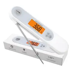 AIZO - Termómetro digital plegable para agua (blanco)
