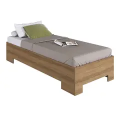 BE DESIGN - Cama 1 Plaza Miel Xangai 90x190 cm