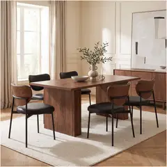 HOMER DESIGN - Mesa De Comedor Isolde Rectangular Para Living 150 X 75 Cm