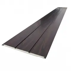 DOER - Metal Siding Roble Dark 3 tablas, 2900x383x16mm, Caja 8 Unids.