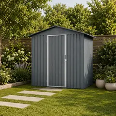 ALERIA - Bodega Metálica Jardín 2,2 M2 Armable Con Cerradura