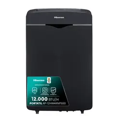 HISENSE - Aire Acondicionado Portátil 12HW4RNPS01-N 12.000 BTU