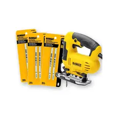 DEWALT - Sierra Caladora DWE300 + 3 set hojas de calar DW3703H2