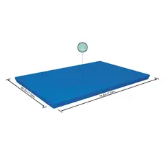 BESTWAY - Cubierta para Piscina Rectangular 2.21M x 1.50M 58103