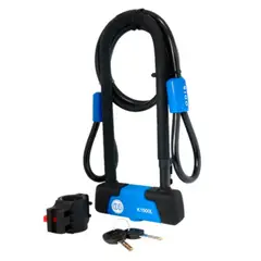 ODIS - Candado Para Bicicleta U Antirrobo R1500l 15x285 Mm Negro