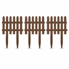 GENERICO - Pack 3 Und Reja Jardín Plástico 34,5x25cm Jardin Life Art Crema