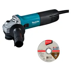 MAKITA - Esmeril Angular 412 850W M9510Rb + Disco De Corte