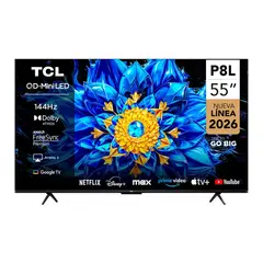 TCL - Smart TV 55P8L 55" QD-Mini LED 4K Ultra HD