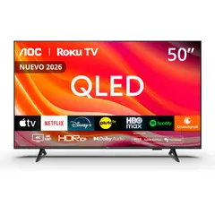 AOC - Smart TV 50 QLED 4K UHD Roku TV 50Q7067