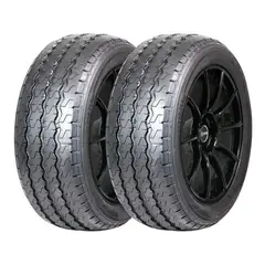 RAUFFAN - Set de 2 neumáticos 195/55R10 Ltr VANZAR R6T 98/96 P