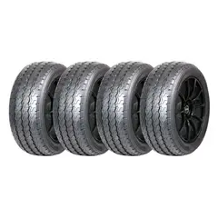 RAUFFAN - Set de 4 neumáticos 195/55R10 Ltr VANZAR R6T 98/96 P