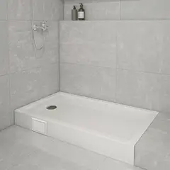 STRETTO - Receptáculo De Ducha Acrílico Con Desagüe 140x80x14 cm
